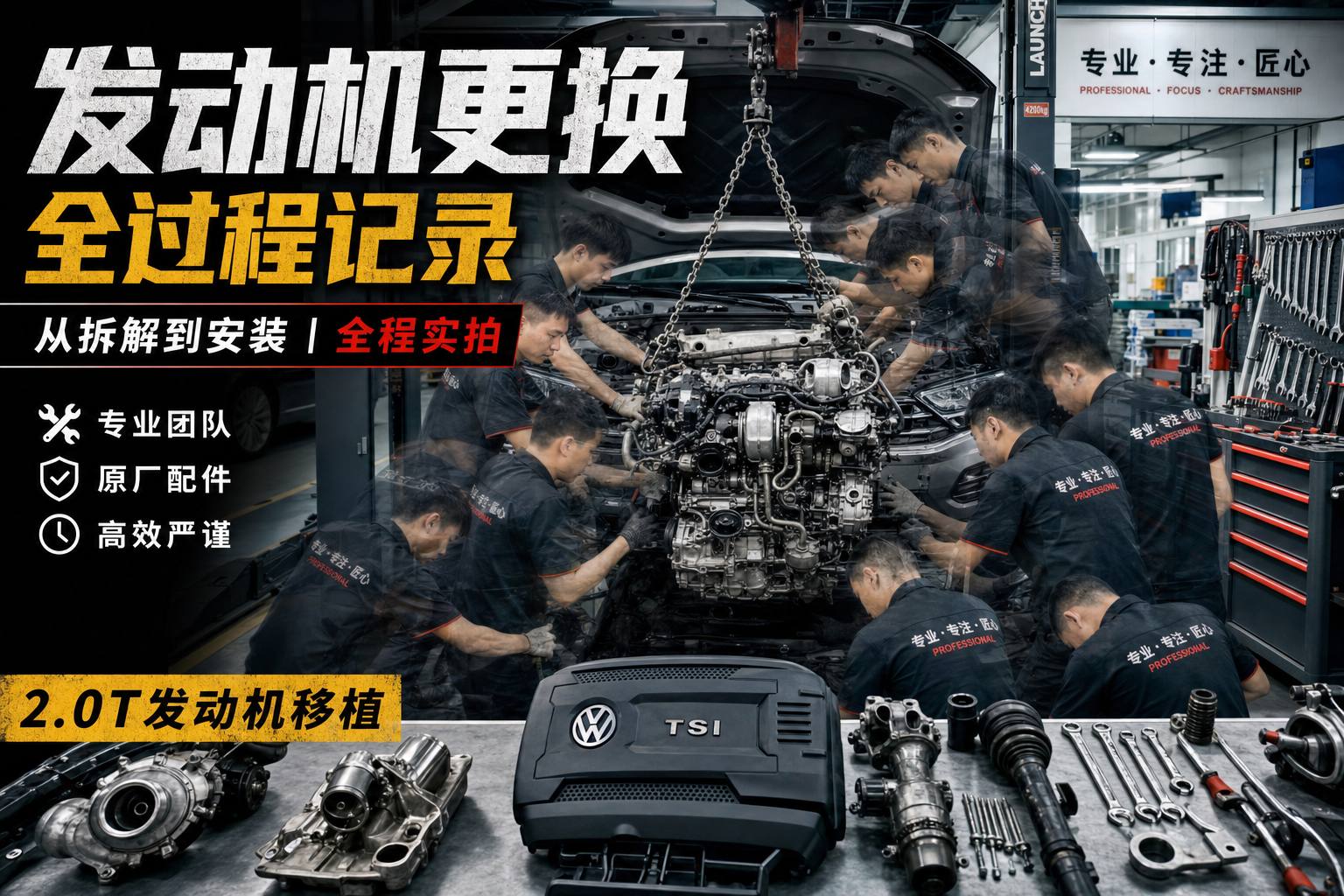 91修车视频教程-发动机大修全过程视频演示